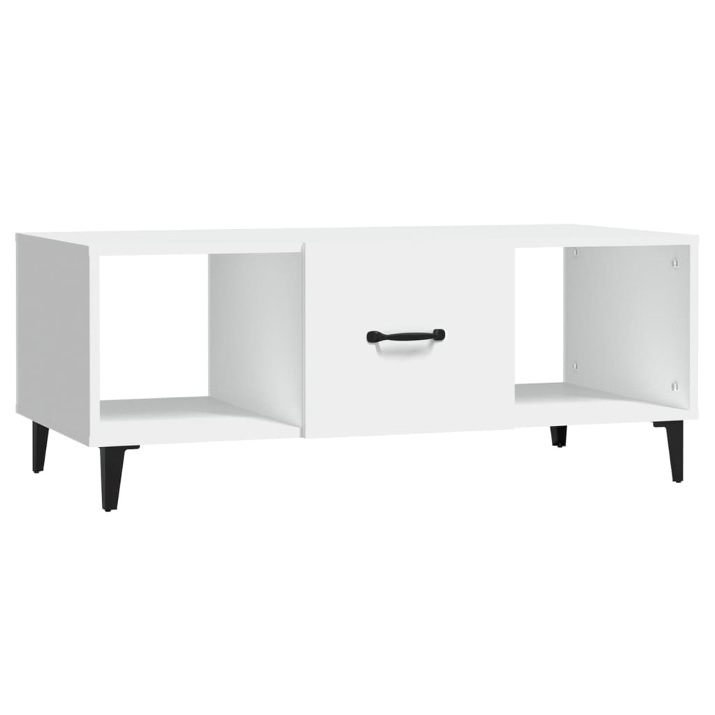 vidaXL Coffee Table White 102x50x40 cm Engineered Wood