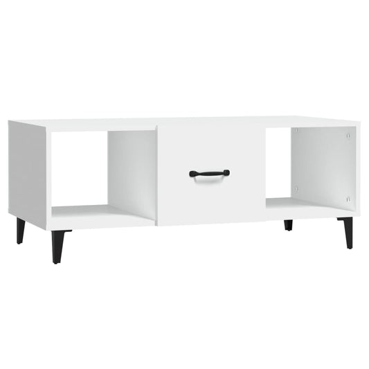 vidaXL Coffee Table White 102x50x40 cm Engineered Wood
