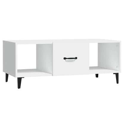 vidaXL Coffee Table White 102x50x40 cm Engineered Wood