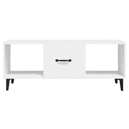 vidaXL Coffee Table White 102x50x40 cm Engineered Wood
