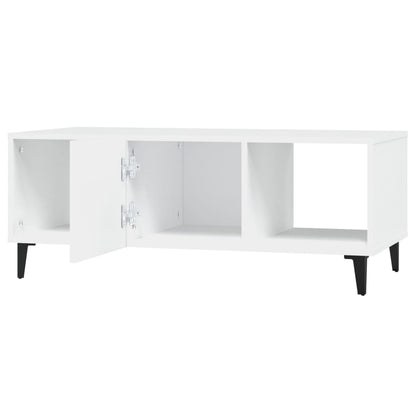 vidaXL Coffee Table White 102x50x40 cm Engineered Wood