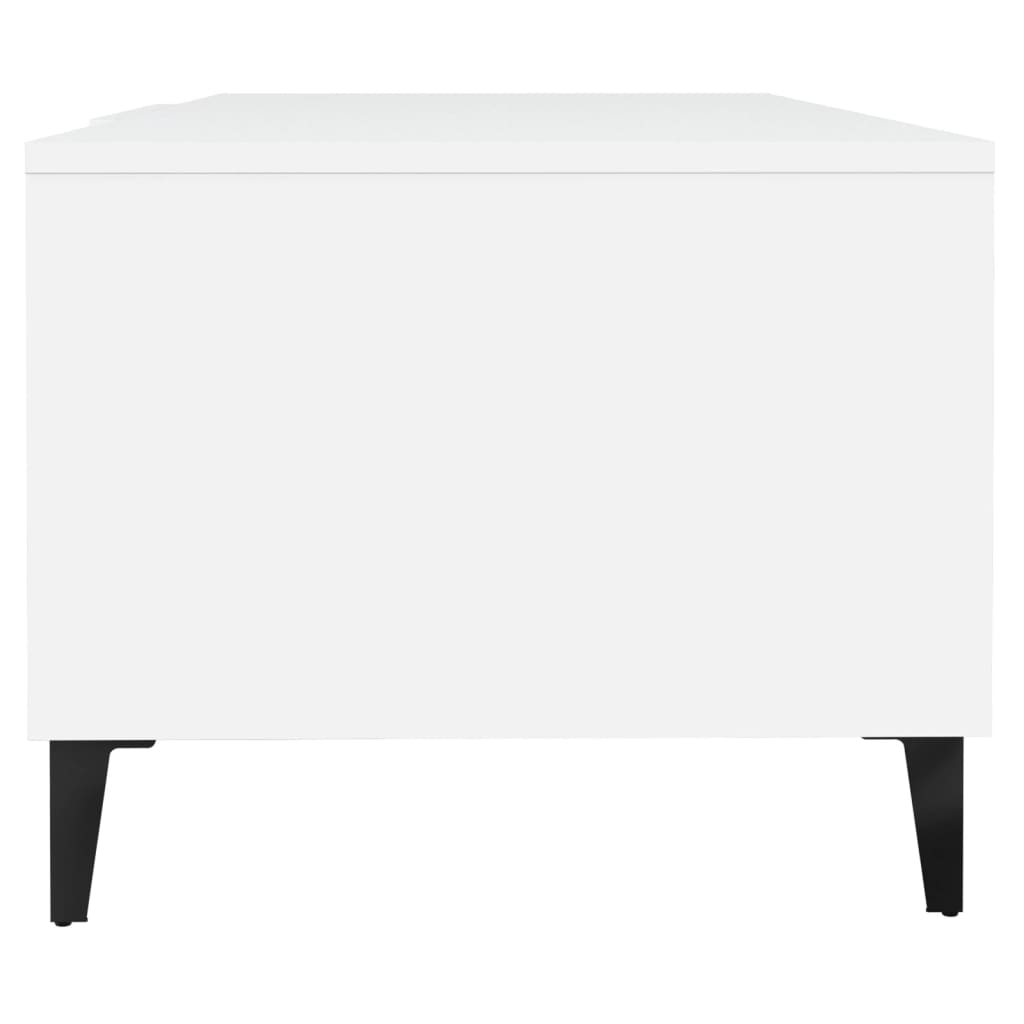 vidaXL Coffee Table White 102x50x40 cm Engineered Wood