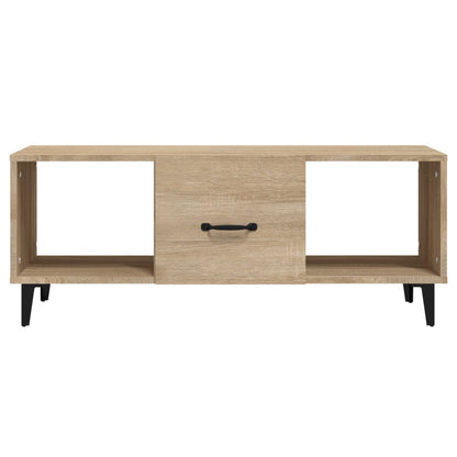 vidaXL Coffee Table Sonoma Oak 102x50x40 cm Engineered Wood