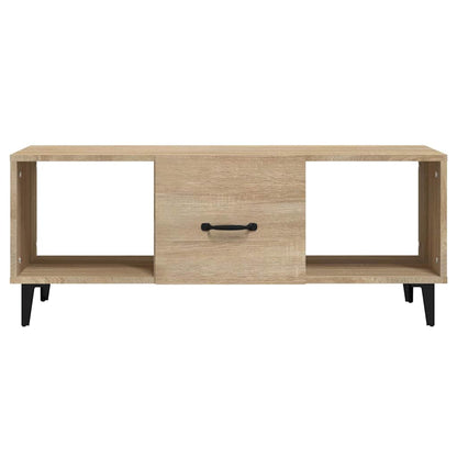 vidaXL Coffee Table Sonoma Oak 102x50x40 cm Engineered Wood