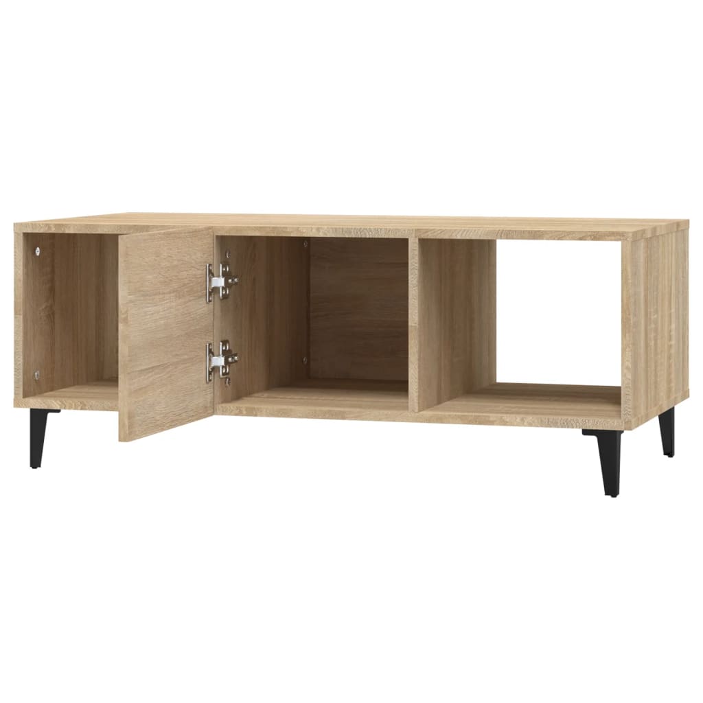 vidaXL Coffee Table Sonoma Oak 102x50x40 cm Engineered Wood