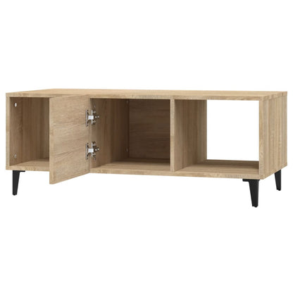 vidaXL Coffee Table Sonoma Oak 102x50x40 cm Engineered Wood