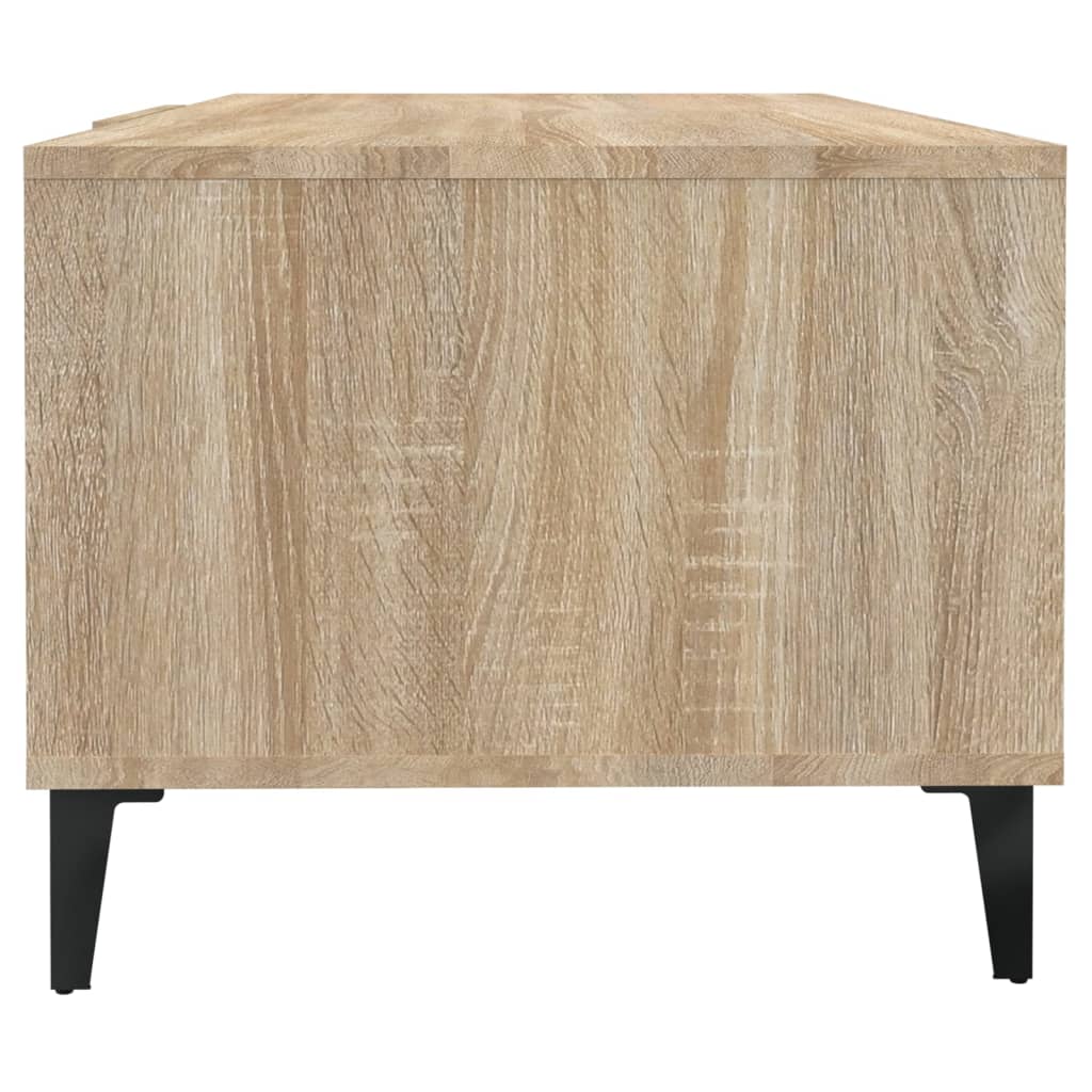 vidaXL Coffee Table Sonoma Oak 102x50x40 cm Engineered Wood
