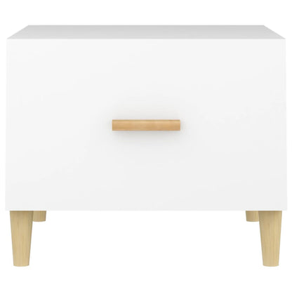 vidaXL Coffee Tables 2 pcs White 50x50x40 cm Engineered Wood