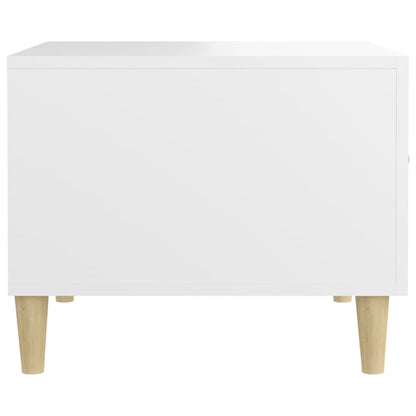 vidaXL Coffee Tables 2 pcs White 50x50x40 cm Engineered Wood