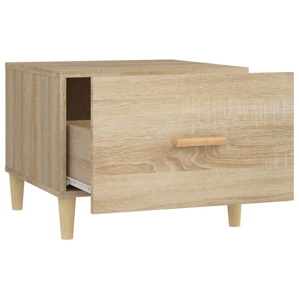 vidaXL Coffee Tables 2 pcs Sonoma Oak 50x50x40 cm Engineered Wood
