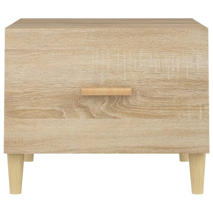 vidaXL Coffee Tables 2 pcs Sonoma Oak 50x50x40 cm Engineered Wood