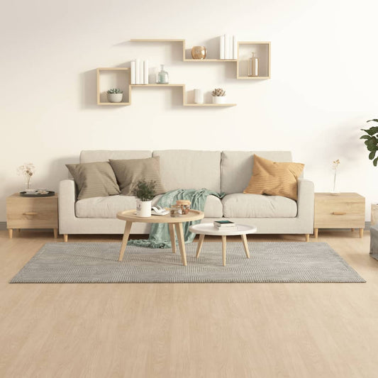 vidaXL Coffee Tables 2 pcs Sonoma Oak 50x50x40 cm Engineered Wood