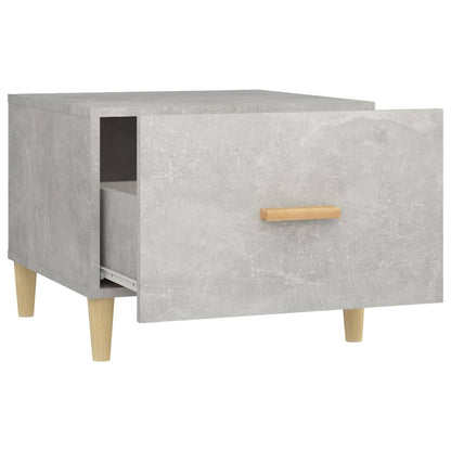 vidaXL Coffee Table Concrete Grey 50x50x40 cm Engineered Wood