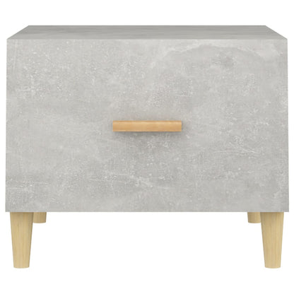 vidaXL Coffee Table Concrete Grey 50x50x40 cm Engineered Wood