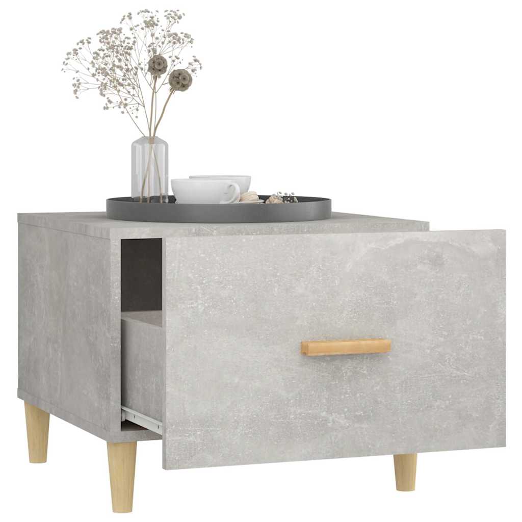 vidaXL Coffee Tables 2 pcs Concrete Grey 50x50x40 cm Engineered Wood