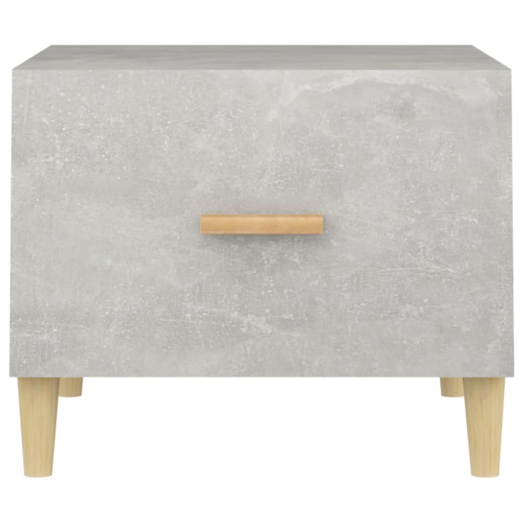 vidaXL Coffee Tables 2 pcs Concrete Grey 50x50x40 cm Engineered Wood
