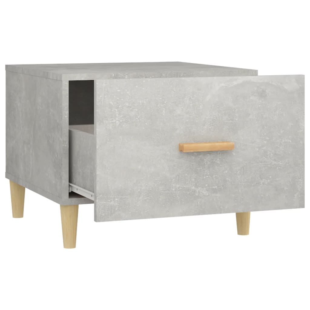 vidaXL Coffee Tables 2 pcs Concrete Grey 50x50x40 cm Engineered Wood