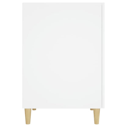 vidaXL Desk White 140x50x75 cm Engineered Wood