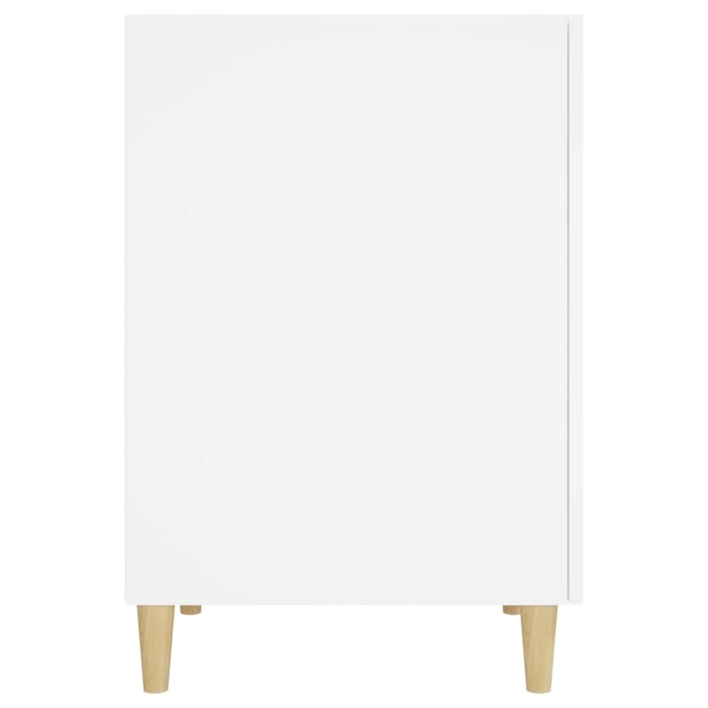 vidaXL Desk White 140x50x75 cm Engineered Wood