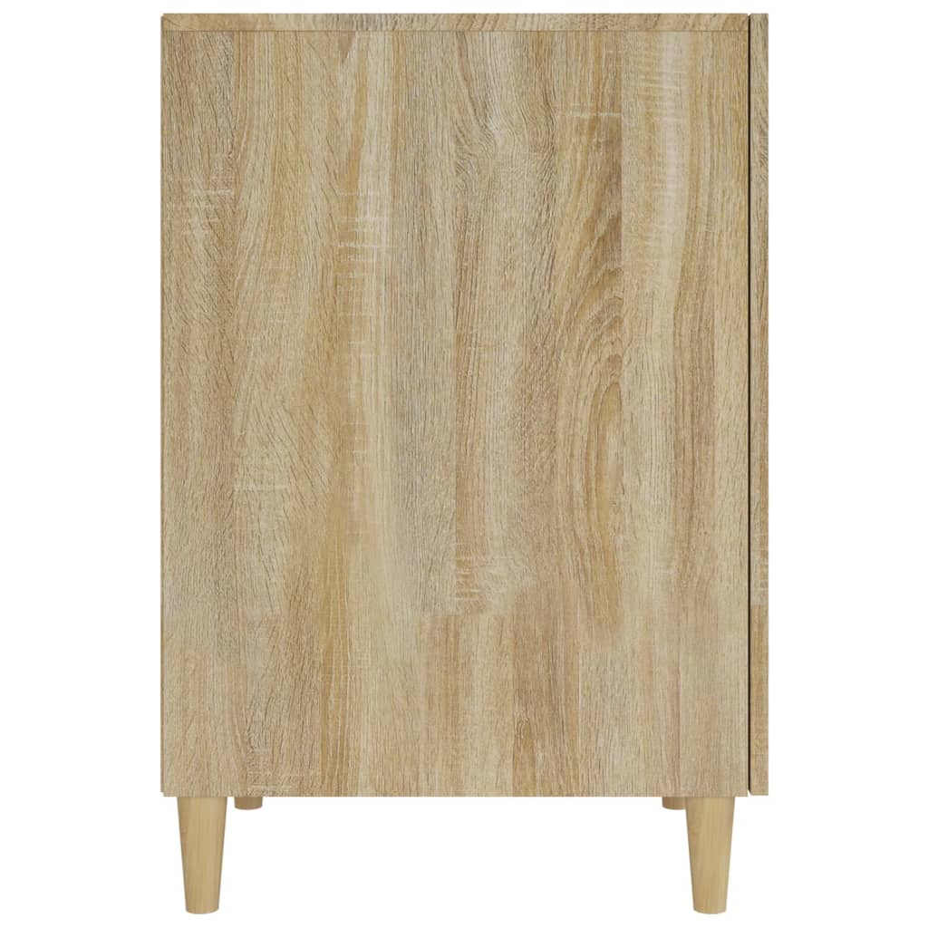 vidaXL Desk Sonoma Oak 140x50x75 cm Engineered Wood