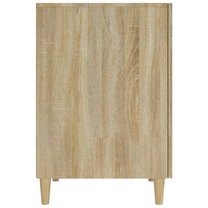 vidaXL Desk Sonoma Oak 140x50x75 cm Engineered Wood