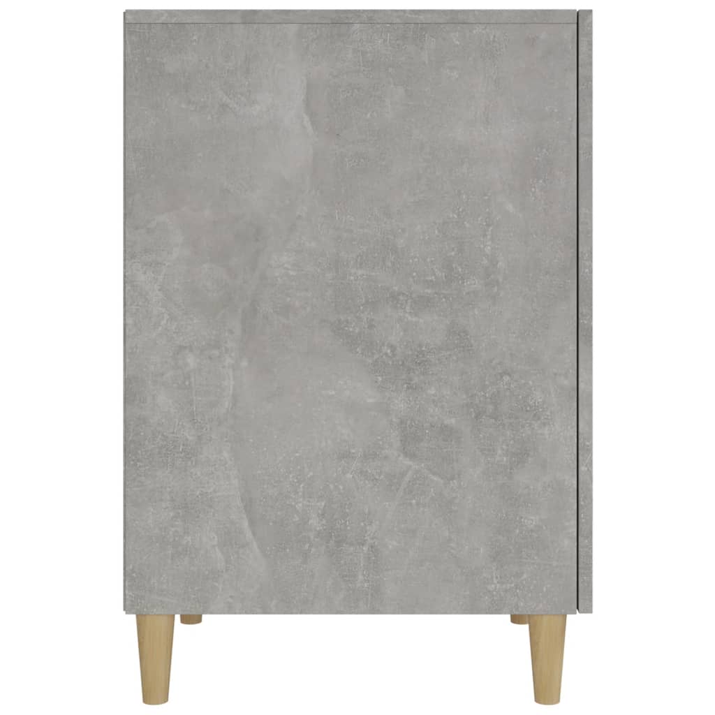 vidaXL Desk Concrete Grey 140x50x75 cm Engineered Wood