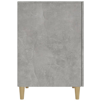 vidaXL Desk Concrete Grey 140x50x75 cm Engineered Wood