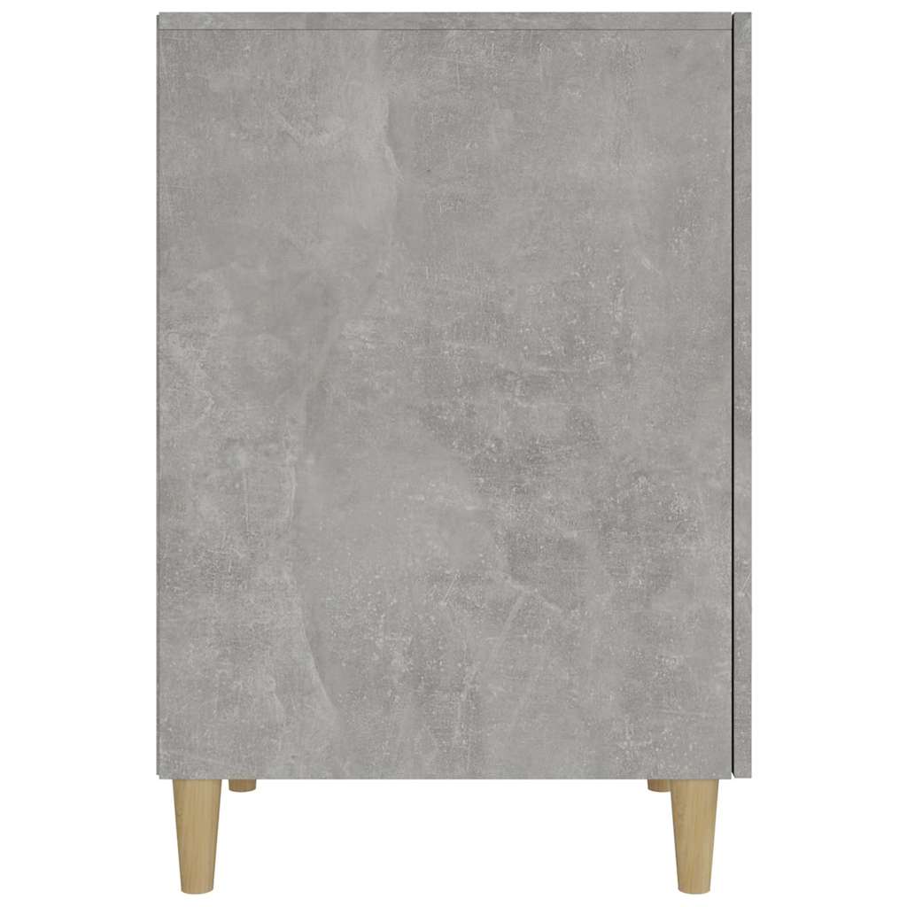 vidaXL Desk Concrete Grey 140x50x75 cm Engineered Wood