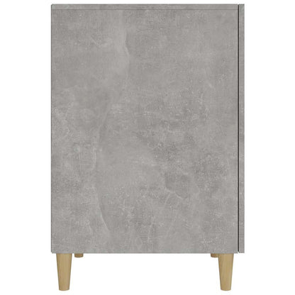 vidaXL Desk Concrete Grey 140x50x75 cm Engineered Wood