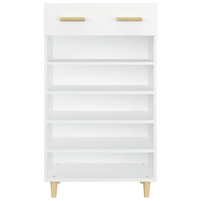 vidaXL Shoe Cabinet White 60x35x105 cm Engineered Wood