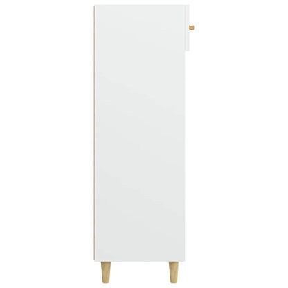812780 vidaXL Shoe Cabinet White 60x35x105 cm Engineered Wood