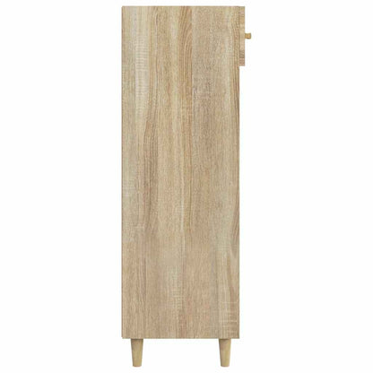 812783 vidaXL Shoe Cabinet Sonoma Oak 60x35x105 cm Engineered Wood