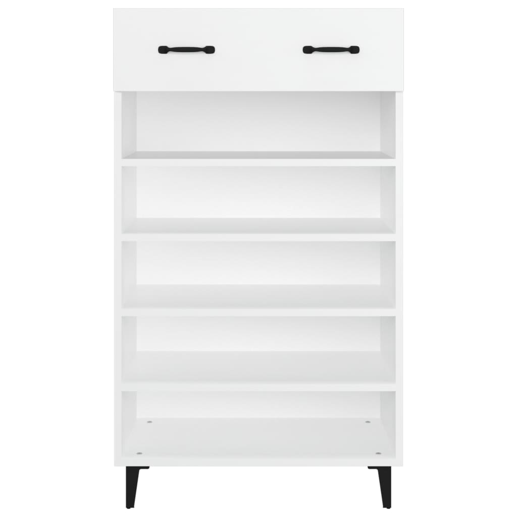 vidaXL Shoe Cabinet White 60x35x105 cm Engineered Wood