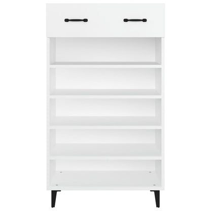 vidaXL Shoe Cabinet White 60x35x105 cm Engineered Wood