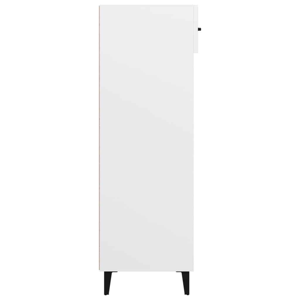 vidaXL Shoe Cabinet White 60x35x105 cm Engineered Wood