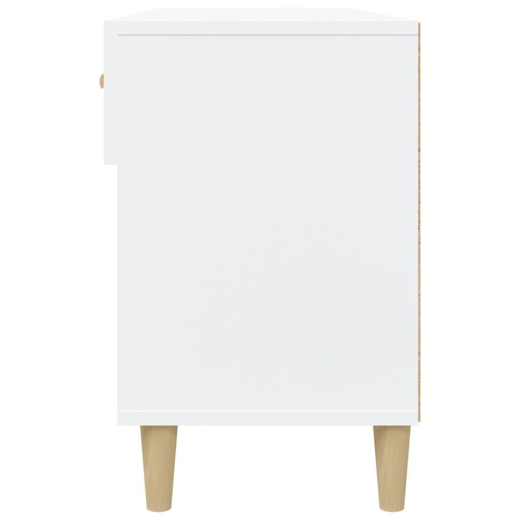 vidaXL Shoe Cabinet White 102x35x55 cm Engineered Wood