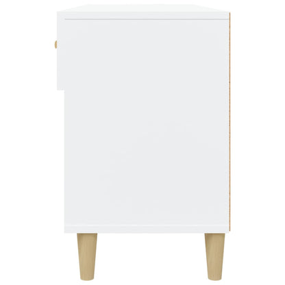 vidaXL Shoe Cabinet White 102x35x55 cm Engineered Wood
