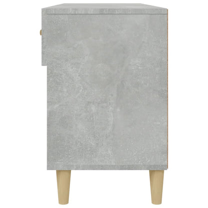 vidaXL Shoe Cabinet Concrete Grey 102x35x55 cm Engineered Wood