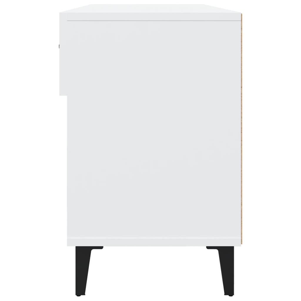 vidaXL Shoe Cabinet White 102x35x55 cm Engineered Wood