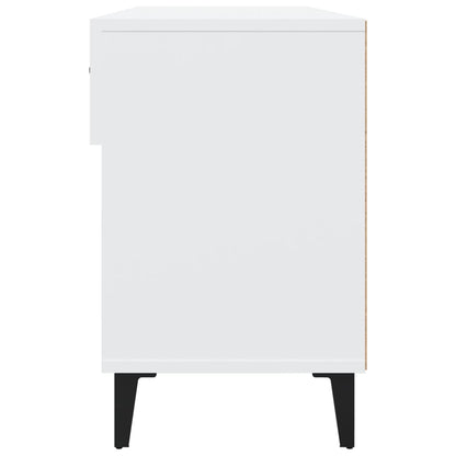 vidaXL Shoe Cabinet White 102x35x55 cm Engineered Wood