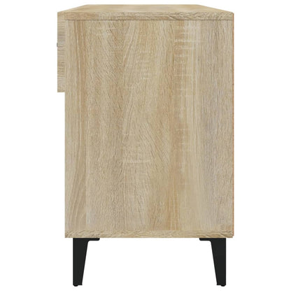 vidaXL Shoe Cabinet Sonoma Oak 102x35x55 cm Engineered Wood
