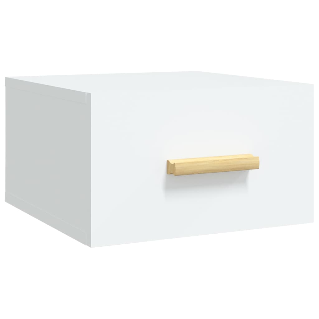 vidaXL Wall-mounted Bedside Cabinet White 35x35x20 cm