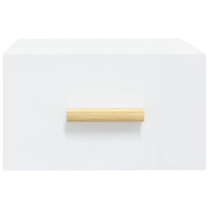 vidaXL Wall-mounted Bedside Cabinet White 35x35x20 cm