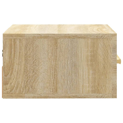 vidaXL Wall-mounted Bedside Cabinets 2 pcs Sonoma Oak 35x35x20 cm