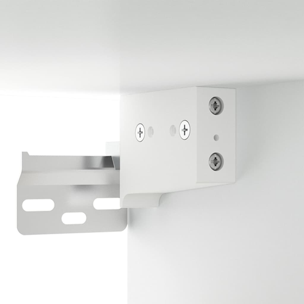 812852 vidaXL Wall-mounted Bedside Cabinet White 35x35x20 cm
