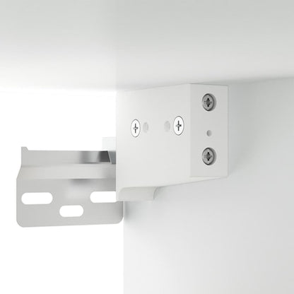 812852 vidaXL Wall-mounted Bedside Cabinet White 35x35x20 cm