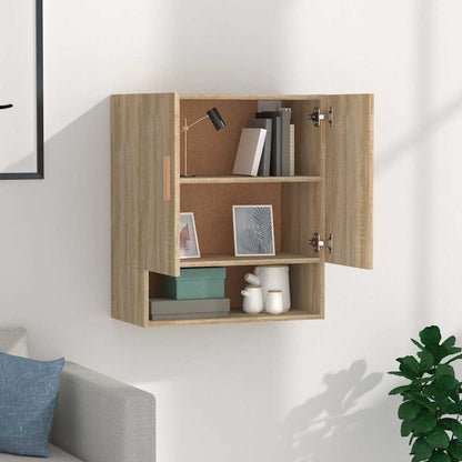 812873 vidaXL Wall Cabinet Sonoma Oak 60x31x70 cm Engineered Wood