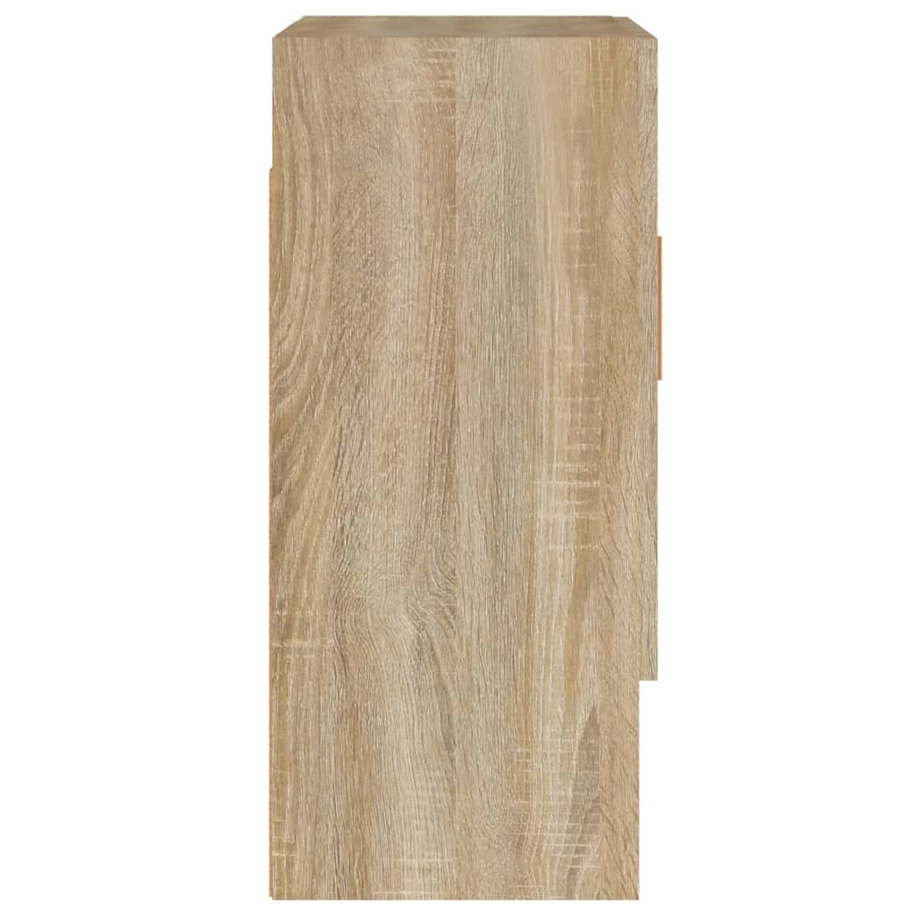 vidaXL Wall Cabinet Sonoma Oak 60x31x70 cm Engineered Wood