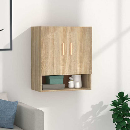 812873 vidaXL Wall Cabinet Sonoma Oak 60x31x70 cm Engineered Wood