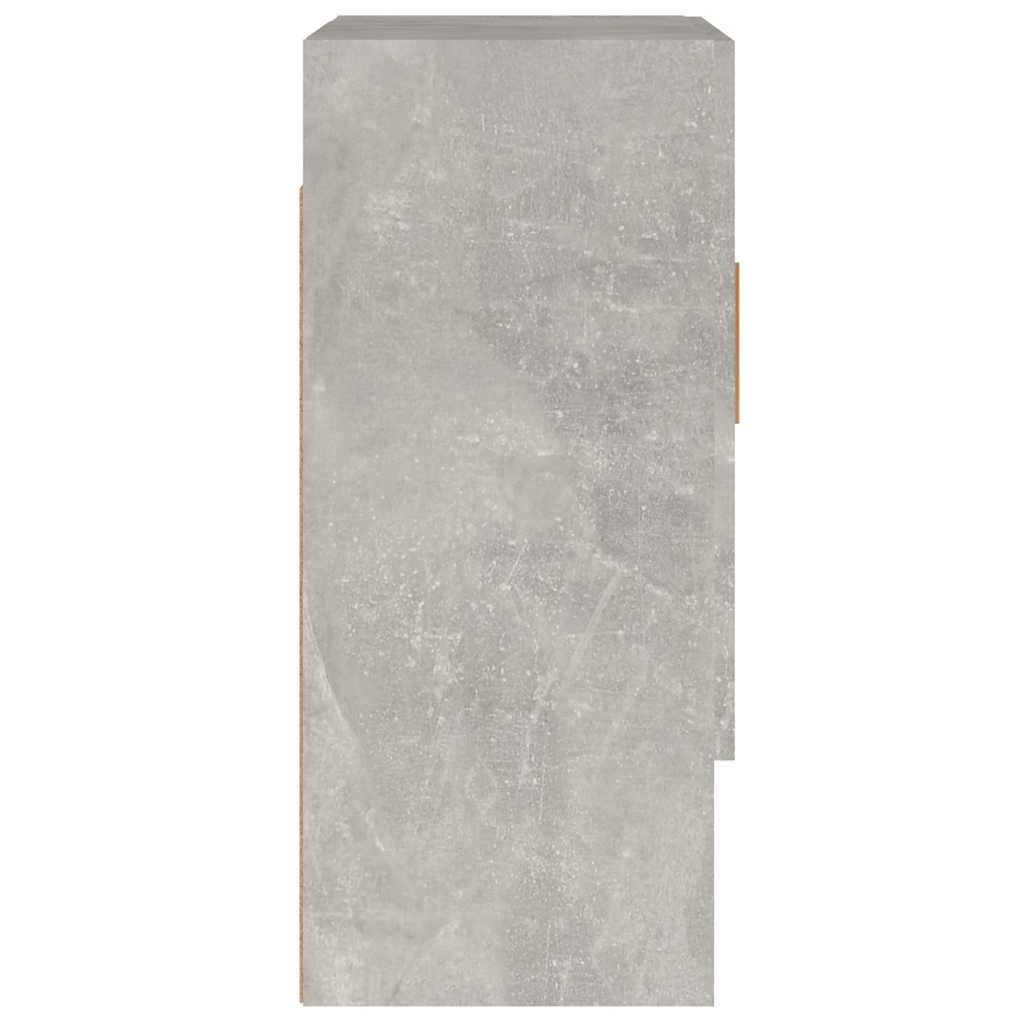 vidaXL Wall Cabinet Concrete Grey 60x31x70 cm Engineered Wood
